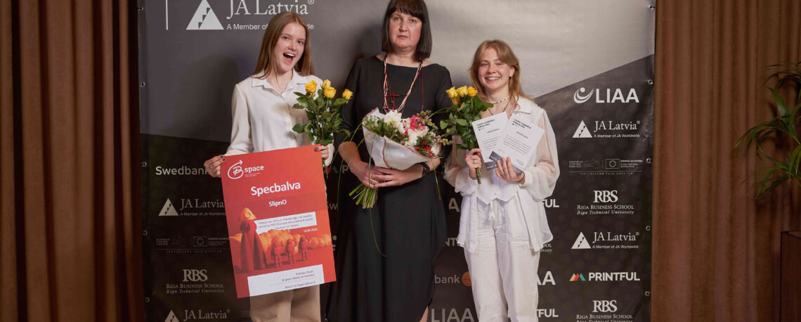 “Slipno” – starp 20 labākajiem vidusskolu skolēnu mācību uzņēmumiem Latvijā