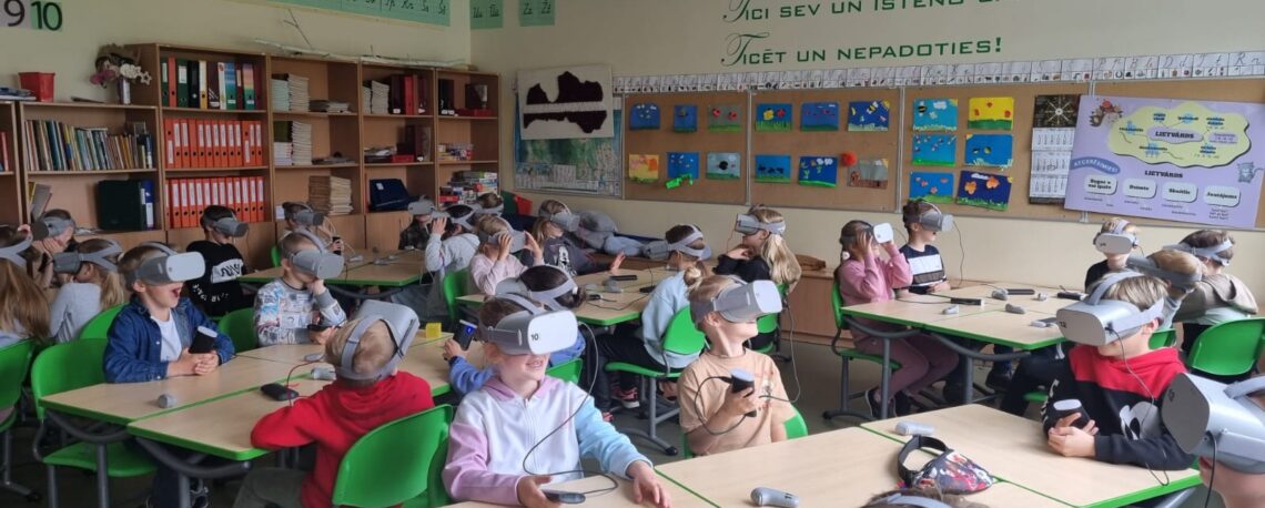 Virtuālās realitātes nodarbība